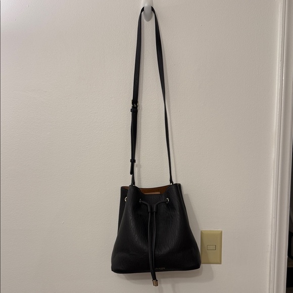 Calvin Klein Black Crossbody Bucket Bag - Picture 1 of 4